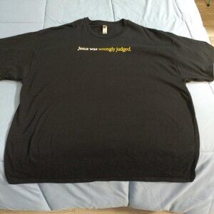 Men's - Gildan - Jesus Was Wrongly Judged - Tee - 3XL